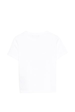 white cotton t-shirt BALMAIN PARIS KIDS | BY8Q21Z3672100NE
